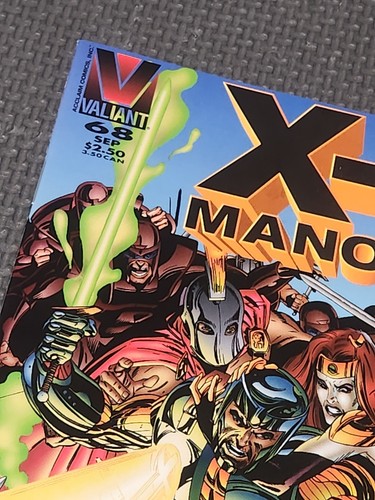X-O MANOWAR #68 (1996) HTF Final Issue Aric Valiant Acclaim Comic XO Layton - Picture 4 of 11