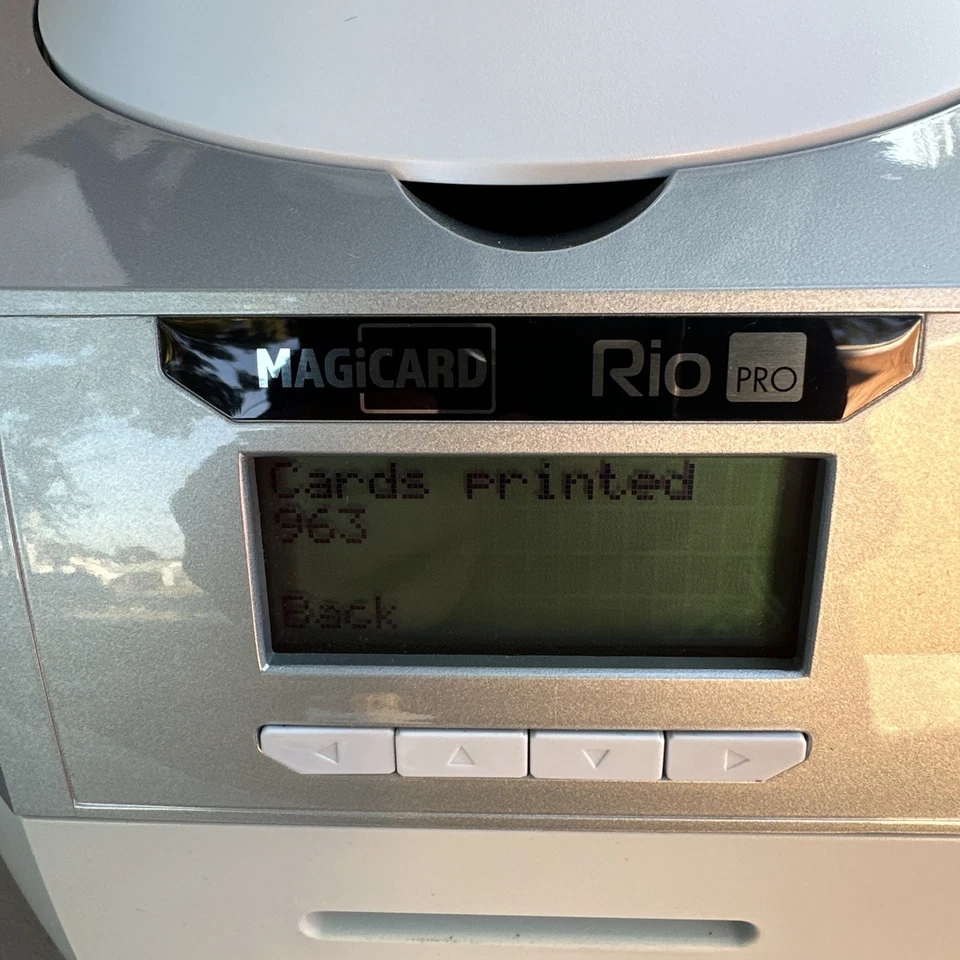 Magicard RIO PRO STD DUO Color ID Card Printer. 963 cards Printed . - Image 2 of 4