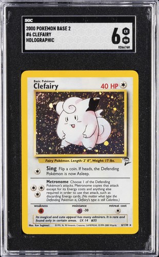 Clefairy graded SGC 6 for sale on eBay