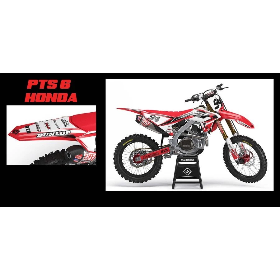 FLU Designs Pro Team Series 6 Graphic Kit - Honda 11152 - Изображение 3 из 4