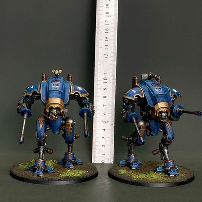 Warhammer 40K pro Painted Knigt Armiger Chaos Knight House Korvax Presale 2 Mini