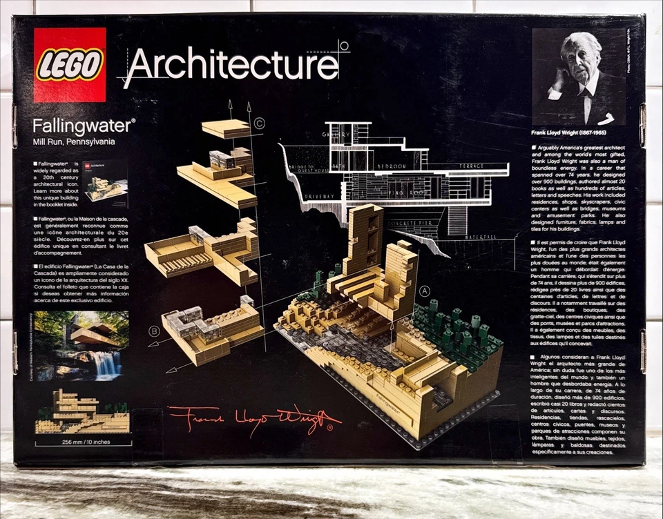 *Retired* LEGO Architecture - FALLINGWATER 21005 Complete with Original Manual - Image 2 of 2