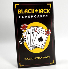 NEW Blackjack Basic Strategy Flashcards   Learn Casino Card Game Fast