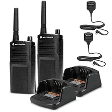 2 x Motorola RMU2040 On-Site 2-Way Radio (RMU2040) + 2 x HKLN4606 Remote Speaker