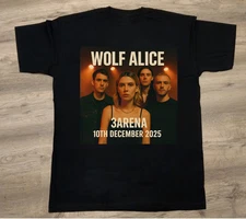 RARE Wolf Alice Black Cotton Unisex S-5XL Gift Fans Shirt HRN651