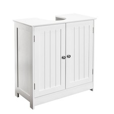 White Bathroom Under Sink Cabinet Basin Storage Cupboard Furniture Vanity Unit