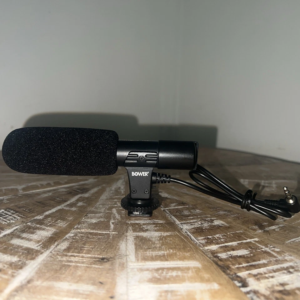 Microfone condensador Bower MIC150 para DSLR profissional e câmera - Imagem 4 de 4