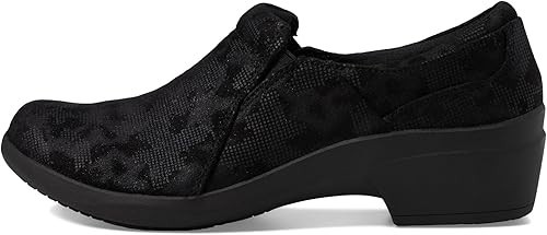 CLARKS Talene Pace Women's Loafers US Size 11 / UK 8.5D Black Lace Print Comfort