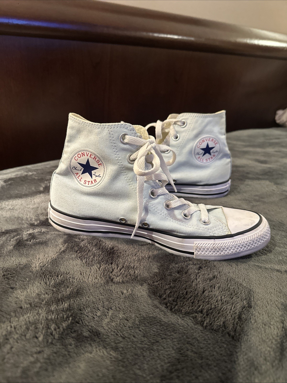 Converse Chuck Taylor High Top Shoes Light Mint Green Canvas Sneakers Women’s 8 Converse Chuck Taylor High Top Shoes Light Mint Green Canvas Sneakers Women’s 8