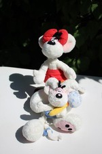 Peluche Diddl  Couche Hochet + diddlina Jupe paillettes