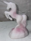 Rare Vintage Fenton Rosalene Satin/Custard Dream Unicorn