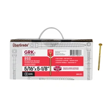 GRK Fasteners RSS™ 5/16 x 5-1/8 Inch, Rugged Structural Screws, 300 PCS, Rust