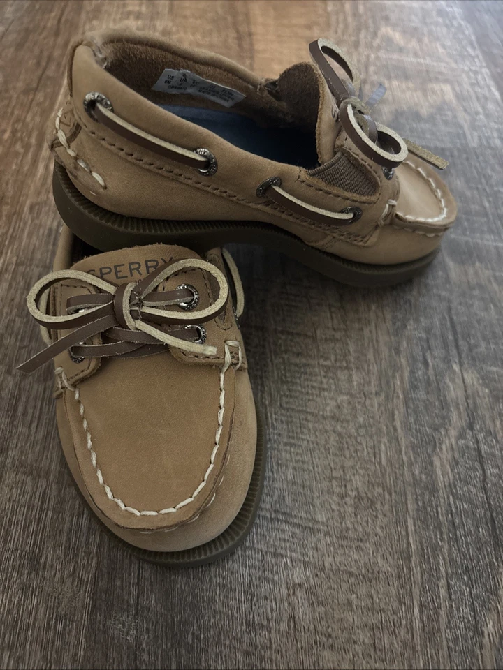 Zapatos sin cordones Sperry Top Spider Sahara para barco talla 6 tostados Foto 3 de 4