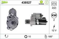Anlasser Starter VALEO ORIGINS STOP&START - NEW O.E. TECHNOLOGIE 438527 12V 400 Anlasser Starter VALEO ORIGINS STOP&START - NEW O.E. TECHNOLOGIE 438527 12V 400