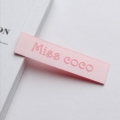 1000 Pcs woven Label for Dress Handmade Garment Tags logo t Shirt Boutique Sew
