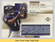 2004 Finite HG Signatures Radiance 25/25 Devard Darling Rookie Auto RC READ 0f8