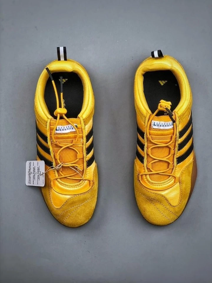 Bad Bunny × adidas Ballerina Bold Gold Core Black JQ9230 - Image 2 of 4