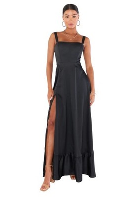 Show me your mumu black Clarissa corset maxi dress size XS wedding formal goth