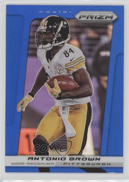 2013 Panini Prizm Wal-Mart Blue Prizm Antonio Brown #20 03rx