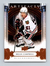 2009-10 Upper Deck Artifacts Brian Campbell Chicago Blackhawks #4