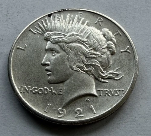 Photo of a 1921-P Peace Dollar from an eBay listing that sold on Jul 22, 2026