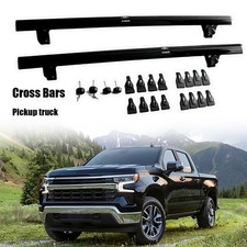 Cross Bar Fits For Chevrolet Silverado 2020-2026 Crossbar Adjustable Roof Rack Cross Bar Fits For Chevrolet Silverado 2020-2026 Crossbar Adjustable Roof Rack