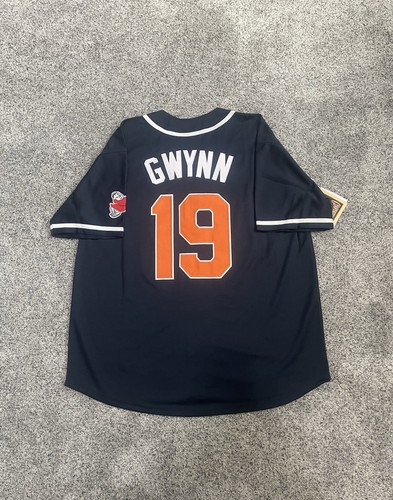 Tony Gwynn San Diego Padres 1998 Alt Navy Blue Jersey Men's L