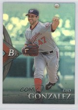 2014 Bowman Platinum Blue Sapphire Gio Gonzalez #52 fm0