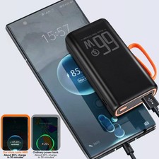 90000000mah Power Bank USB-C Pack Backup Battery Fast Charger For Mobile Phone