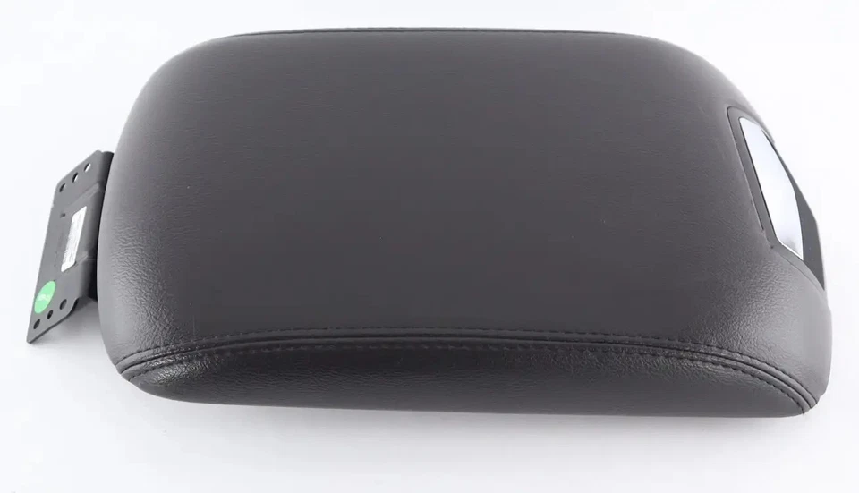 Apoyabrazos tapa de almacenamiento consola trasera Lincoln MKT 10-19 SEGUNDA FILA cuero negro Foto 2 de 4