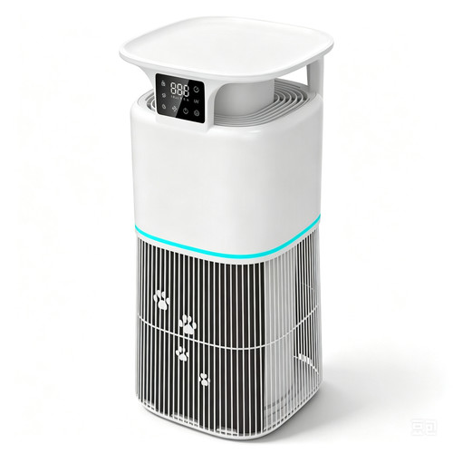 Air Purifier WiFi H13 HEPA Filter Carbon Negative Dust Pollen Bacteria 3700 Sqft