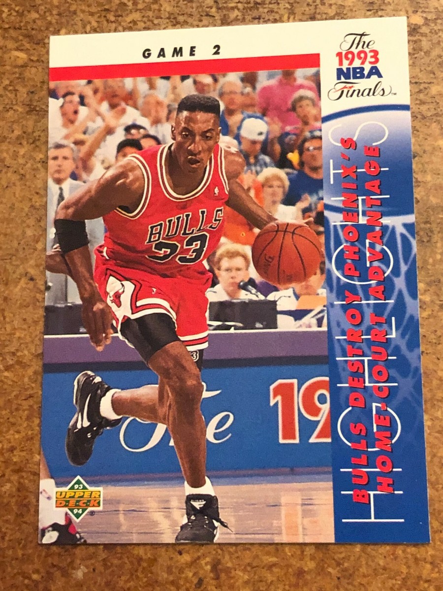 1993-94 Upper Deck Basketball Game 199 Bulls Destroy Suns