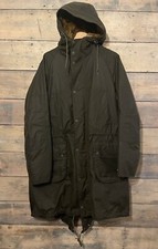 BARBOUR ENGINEERED GARMENTS HIGHLAND PARKA MEDIUM BNWT STUNNING COAT OLIVE GREEN