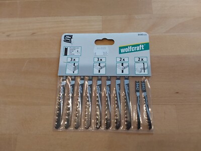Wolfcraft 10 tlg Set Stichsägeblätter 8440 Neu und OVP 