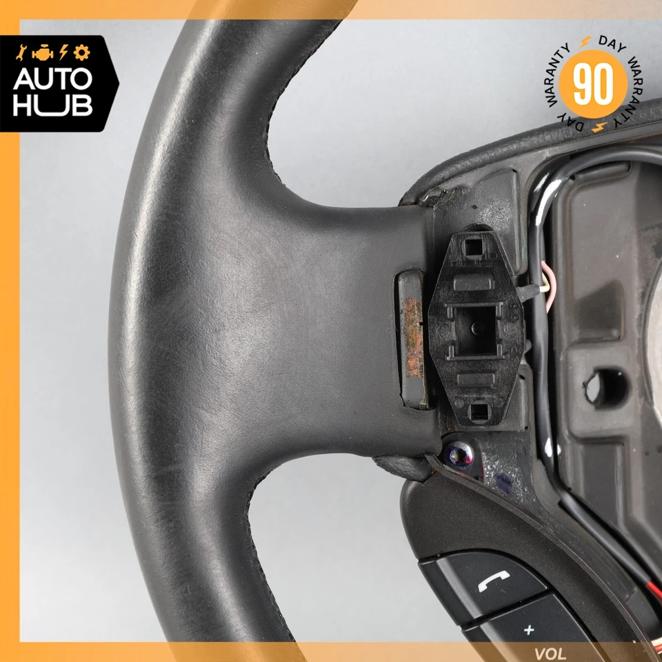 06-16 Aston Martin DB9 Rapide Steering Wheel Black 8G433600DA OEM 35k - Image 3 of 4