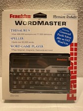 Franklin Wordmaster Deluxe Dictionary Merriam Webster WM-1055A L
