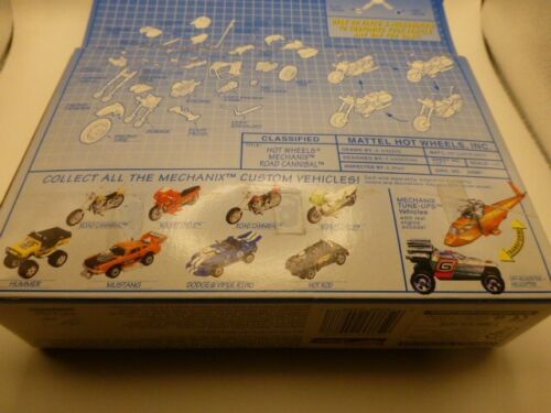 1999 Hitwheels Mechani Road Cannibal Custom Motor Cycle Die-cast Brand New - Picture 20 of 24