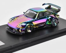 ZD DCM DragonBo 1:64 Plating RWB 964 Classic Sports Model Diecast Metal Car BN