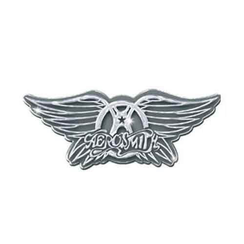 AEROSMITH Metal Pin Badge: WINGS classic logo Official Merchandise fan gift £pba - Imagen 6 de 6