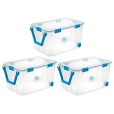 Sterilite Gasket Box, Stackable Storage Bin w...