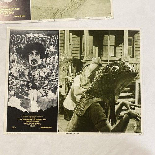 1971 200 MOTELS UNUSED ORIGINAL 11x14 LOBBY SET OF 8 COMPLETE KEITH MOON ZAPPA - Picture 8 of 9