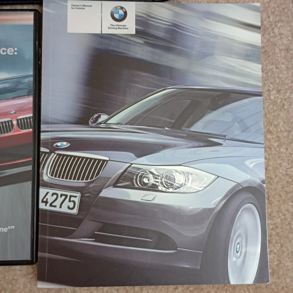BMW 325i 330i 2005 manual del propietario DVD estuche y folleto Foto 2 de 4