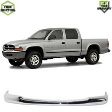Front Bumper Face Bar Chrome Steel For 2000-2003 Dodge Dakota