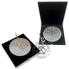 Hand Home Décor Garden Sundial Sundial Clock & Garden velvet box  Yard GC04