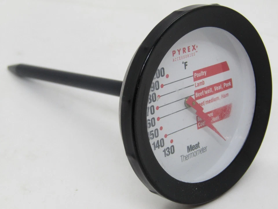 Accesorios PYREX Esfera Grande Lectura Instantánea Termómetro Carne Foto 2 de 4