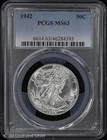 1942 50C Walking Liberty Silver Half Dollar PCGS MS 63 | Uncirculated UNC