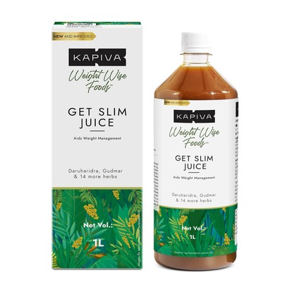 @ Kapiva Get Slim Saft Für Stützen Weight-Management 1L E178