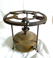 ANTICO FORNELLO DA CAMPEGGIO FORNELLINO DA CAMPO VINTAGE PHOEBUS 1 OTTONE