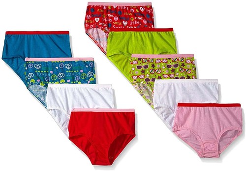 Fruit of the Loom girls Cotton Brief Underwear Assorted 12 Pack, Size 12 - Picture 3 of 4