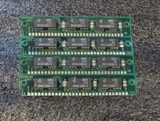 4 x 1MB 30-Pin 3-Chip 80ns FPM SIMM Memory RAM 4MB Silver PC 286 386 Tested 